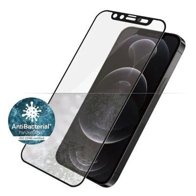 PanzerGlass CF CamSlider Antibacterial iPhone 12 / iPhone 12 Pro - Clear/Black